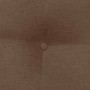 Cojín de Espalda Marrón 80 x 24 x 50 cm tela