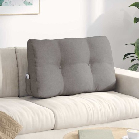 Cojín de Espalda Taupé 80 x 24 x 50 cm tela