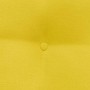 Cojín de Espalda Amarillo Claro 80 x 24 x 50 cm tela
