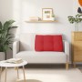 Cojín de Espalda Rojo 80 x 24 x 50 cm tela