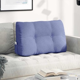 Cojín de Espalda Azul jeans 80 x 24 x 50 cm tela