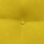 Cojín de Espalda Amarillo 80 x 24 x 50 cm Terciopelo