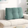 Cojín de Espalda Verde Mar 80 x 24 x 50 cm Terciopelo