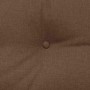 Cojín de Espalda Marrón 120 x 24 x 50 cm tela