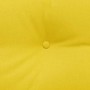 Cojín de Espalda Amarillo Claro 120 x 24 x 50 cm tela