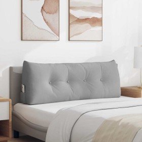 Cojín de Espalda Gris Nube 120 x 24 x 50 cm tela