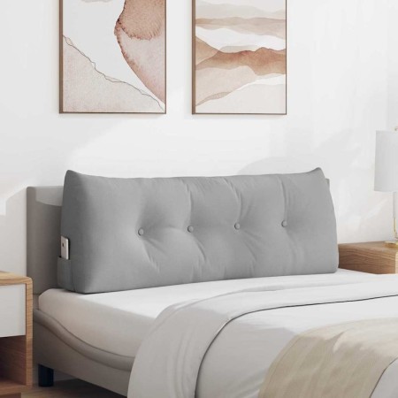 Cojín de Espalda Gris Nube 120 x 24 x 50 cm tela