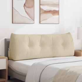 Cojín de Espalda Crema 140 x 24 x 50 cm tela