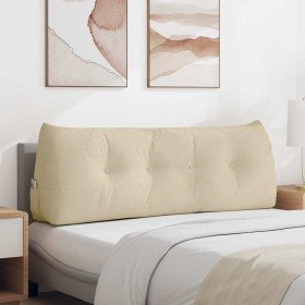 Cojín de Espalda Crema 140 x 24 x 50 cm tela