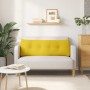 Cojín de Espalda Amarillo Claro 140 x 24 x 50 cm tela
