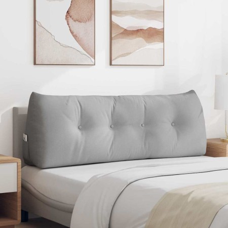 Cojín de Espalda Gris Nube 140 x 24 x 50 cm tela