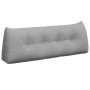 Cojín de Espalda Gris Nube 140 x 24 x 50 cm tela