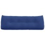 Cojín de Espalda Azul Policía 140 x 24 x 50 cm Terciopelo