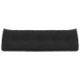 Cojín de Espalda Negro 160 x 24 x 50 cm tela