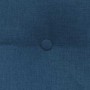 Cojín de Espalda Azul 160 x 24 x 50 cm tela