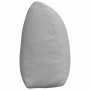 Cojín de Espalda Gris Nube 160 x 24 x 50 cm tela