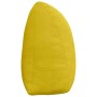 Cojín de Espalda Amarillo 160 x 24 x 50 cm Terciopelo