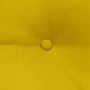 Cojín de Espalda Amarillo 160 x 24 x 50 cm Terciopelo