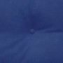 Cojín de Espalda Azul Policía 160 x 24 x 50 cm Terciopelo