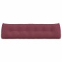 Cojín de Espalda Rojo vino 180 x 24 x 50 cm tela