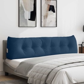 Cojín de Espalda Azul 180 x 24 x 50 cm tela