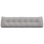 Cojín de Espalda Gris Nube 180 x 24 x 50 cm tela