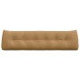 Cojín de Espalda Marrón 180 x 24 x 50 cm Terciopelo