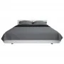 Doppelseitige gesteppte Tagesdecke 220x240 cm in Grau und Schwarz von vidaXL, Tagesdecken und Bettdecken - Ref: Foro24-132966...