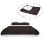 Double-sided quilted bedspread 220x240 cm cream and brown by vidaXL, Bedspreads and duvets - Ref: Foro24-132963, Price: 33,41...