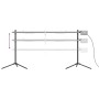 Automatic barbecue with stainless steel motor 150x46.5x82.5 cm by vidaXL, Barbecues - Ref: Foro24-319970, Price: 201,88 €, Di...