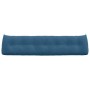 Cojín de Espalda Azul 200 x 24 x 50 cm Terciopelo