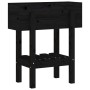Jardinera madera maciza de pino negro 62x30x69 cm de vidaXL, Maceteros y jardineras - Ref: Foro24-825237, Precio: 56,66 €, De...