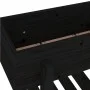 Pflanzgefäß aus massivem schwarzem Kiefernholz, 62 x 30 x 69 cm von vidaXL, Töpfe und Pflanzgefäße - Ref: Foro24-825237, Prei...