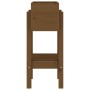 Solid pine wood planter in honey brown color, 62x30x69 cm by vidaXL, Pots and planters - Ref: Foro24-825236, Price: 58,26 €, ...