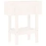 Pflanzgefäß aus massivem Kiefernholz weiß 62x30x69 cm von vidaXL, Töpfe und Pflanzgefäße - Ref: Foro24-825234, Preis: 57,70 €...