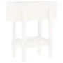 Pflanzgefäß aus massivem Kiefernholz weiß 62x30x69 cm von vidaXL, Töpfe und Pflanzgefäße - Ref: Foro24-825234, Preis: 57,70 €...