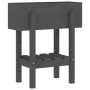 Solid gray pine wood planter 62x30x69 cm by vidaXL, Pots and planters - Ref: Foro24-825235, Price: 59,31 €, Discount: %