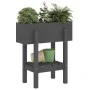 Solid gray pine wood planter 62x30x69 cm by vidaXL, Pots and planters - Ref: Foro24-825235, Price: 58,52 €, Discount: %