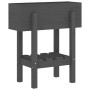 Solid gray pine wood planter 62x30x69 cm by vidaXL, Pots and planters - Ref: Foro24-825235, Price: 59,31 €, Discount: %