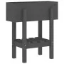 Solid gray pine wood planter 62x30x69 cm by vidaXL, Pots and planters - Ref: Foro24-825235, Price: 58,52 €, Discount: %