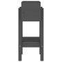 Solid gray pine wood planter 62x30x69 cm by vidaXL, Pots and planters - Ref: Foro24-825235, Price: 59,31 €, Discount: %