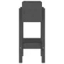 Solid gray pine wood planter 62x30x69 cm by vidaXL, Pots and planters - Ref: Foro24-825235, Price: 58,52 €, Discount: %