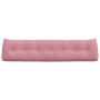 Cojín de Espalda Rosa 200 x 24 x 50 cm Terciopelo