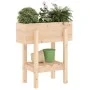 Jardinera madera maciza de pino 62x30x69 cm by vidaXL, Pots and planters - Ref: Foro24-825233, Price: 48,85 €, Discount: %