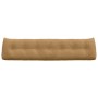 Cojín de Espalda Marrón 200 x 24 x 50 cm Terciopelo