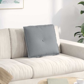 Cojín de Espalda Gris Claro 50 x 19 x 45 cm tela