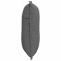 Cojín de Espalda Gris oscuro 50 x 19 x 45 cm tela