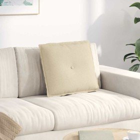 Cojín de Espalda Crema 50 x 19 x 45 cm tela