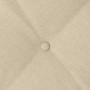 Cojín de Espalda Crema 50 x 19 x 45 cm tela