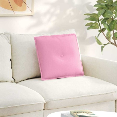 Cojín de Espalda Rosa 50 x 19 x 45 cm tela